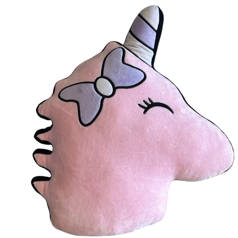 2 Scoops 17x15" Unicorn Fleece Pillow - Like New!